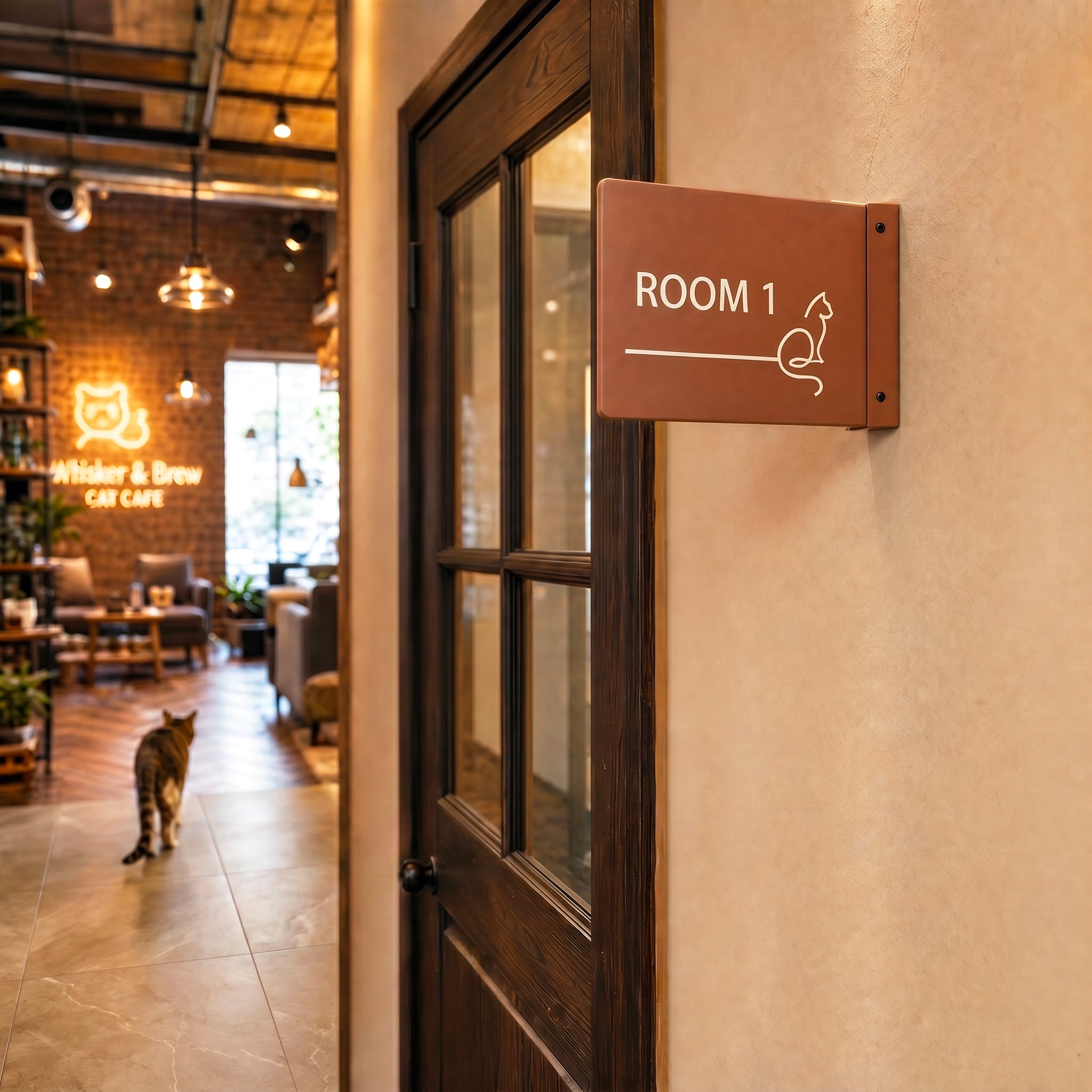 Custom Room Number Sign
