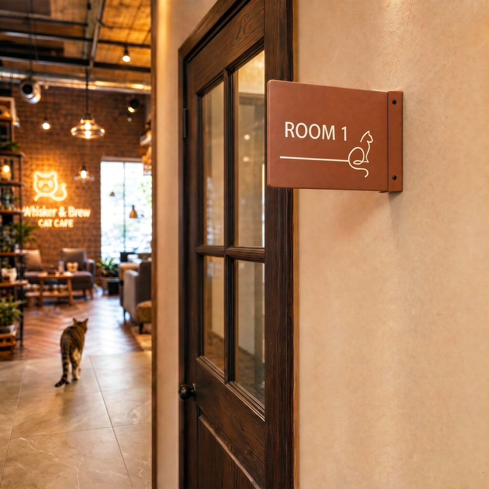 Custom Room Number Sign