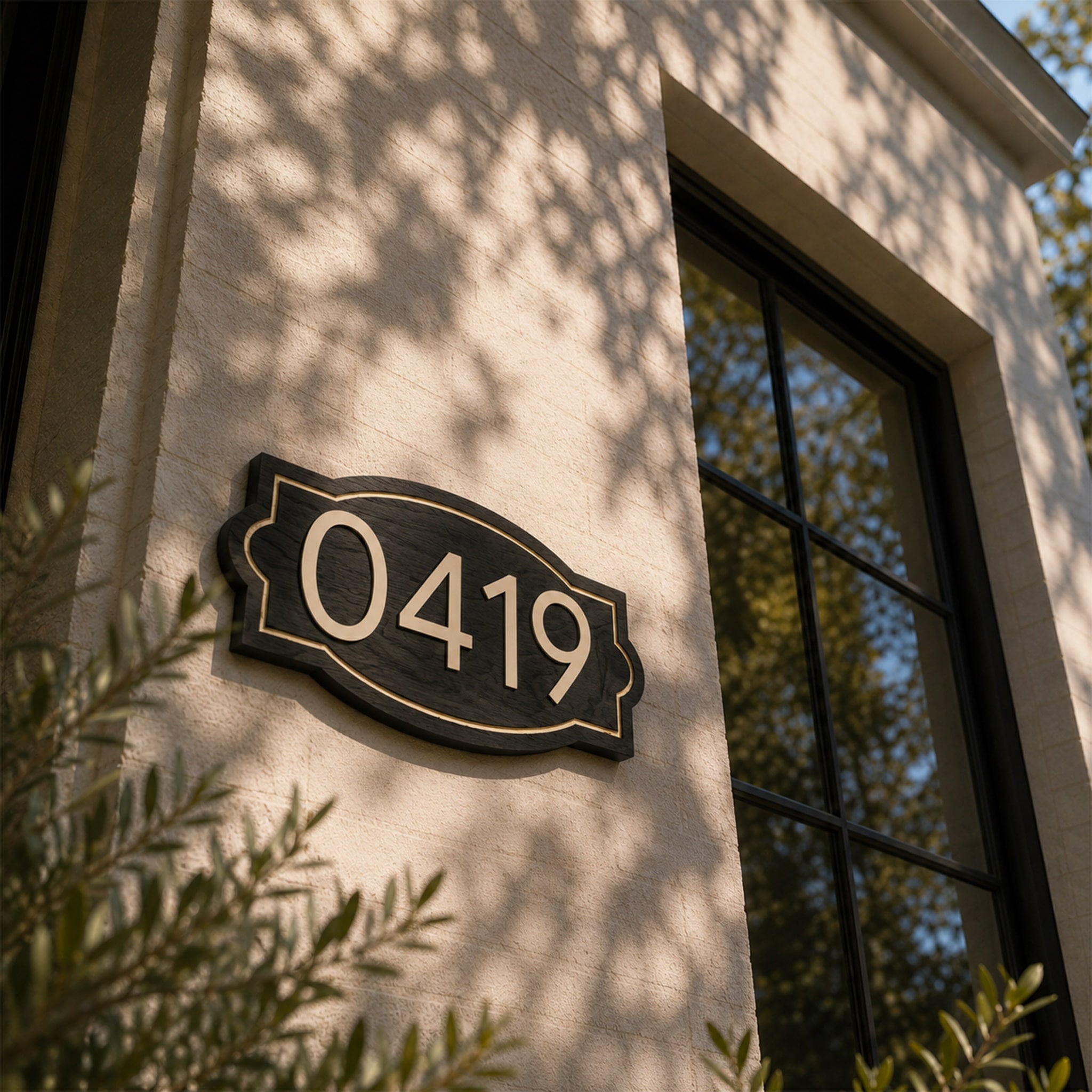 House Number Sign