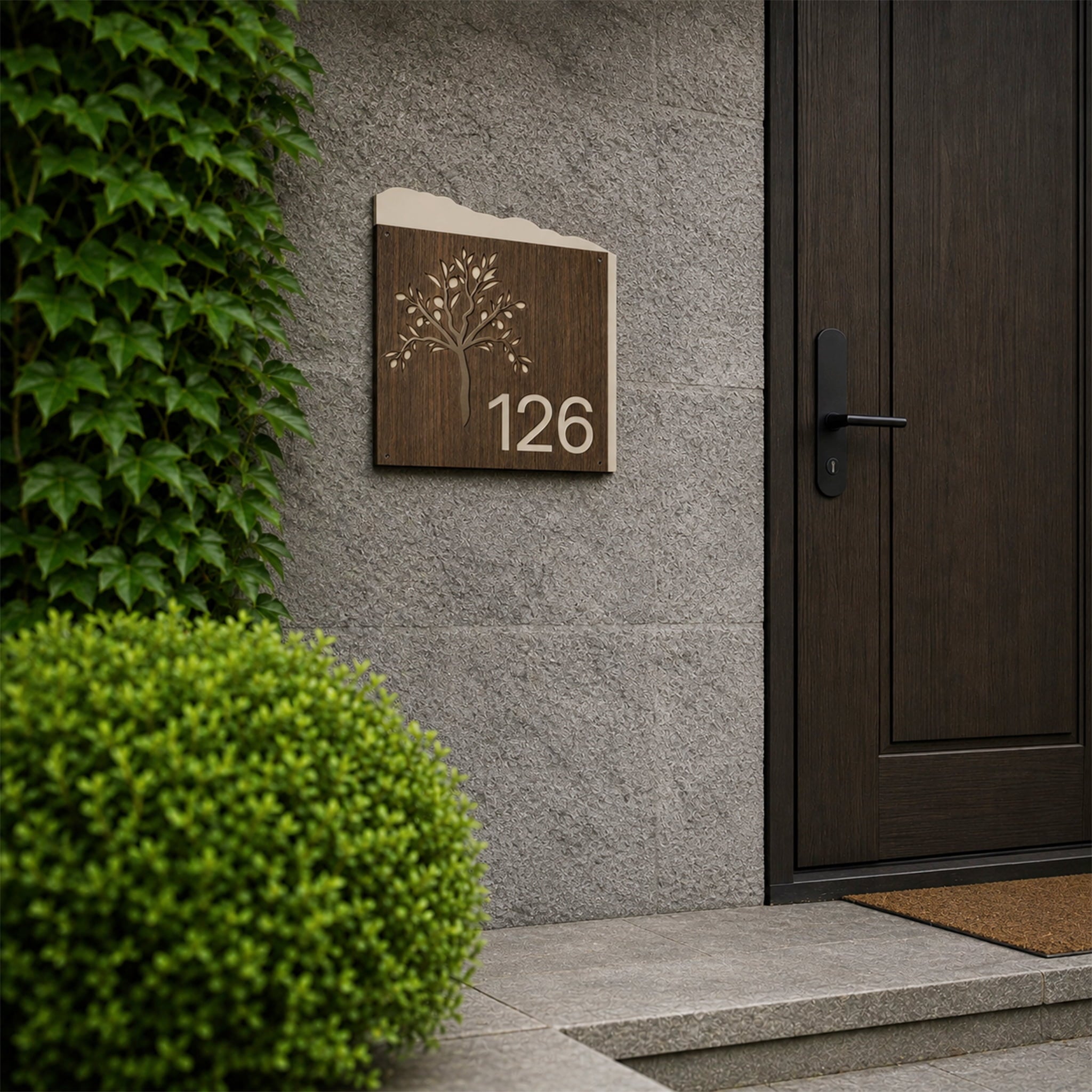 Olive Tree House Numbers