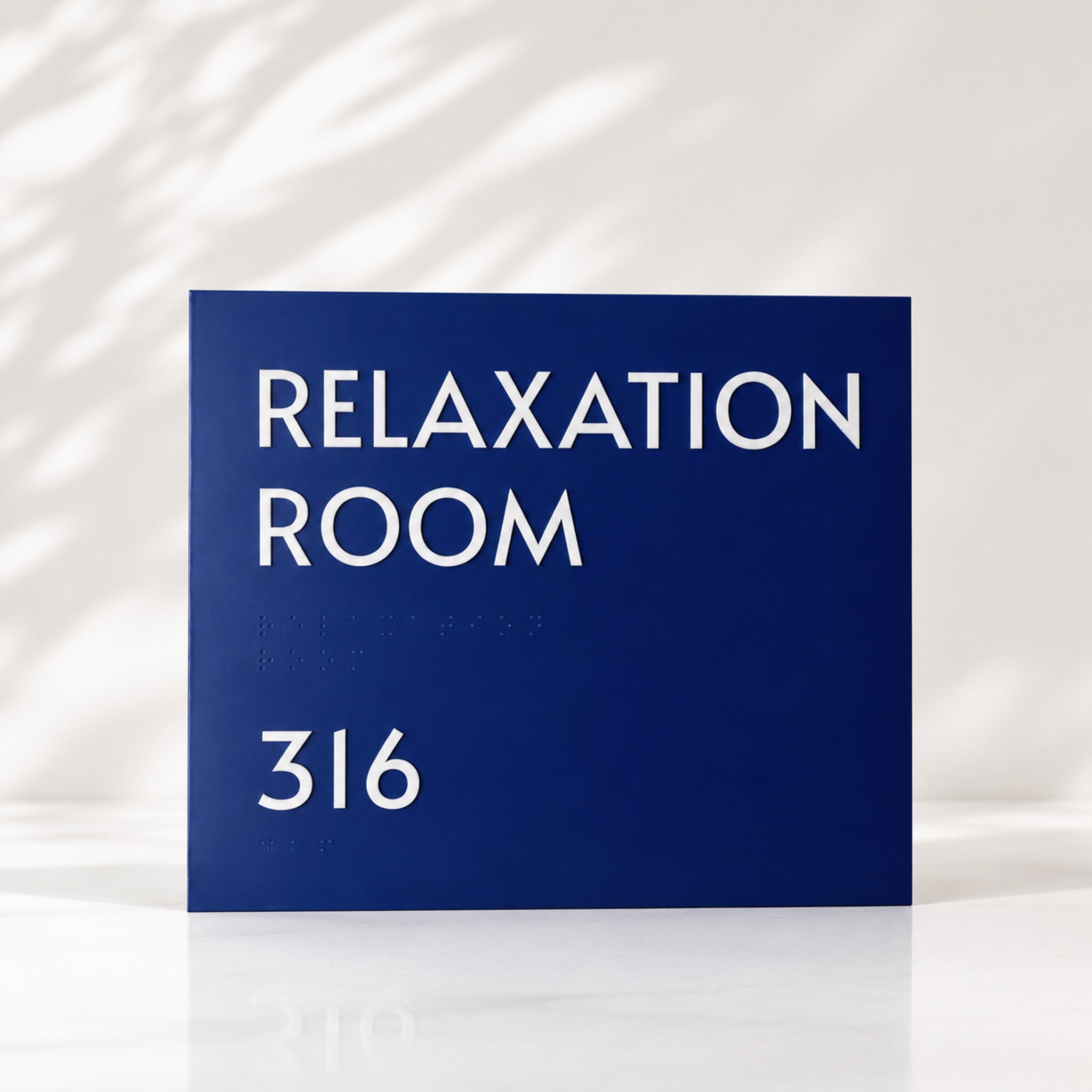 Multi-Colors Acrylic 3D Braille Door Sign