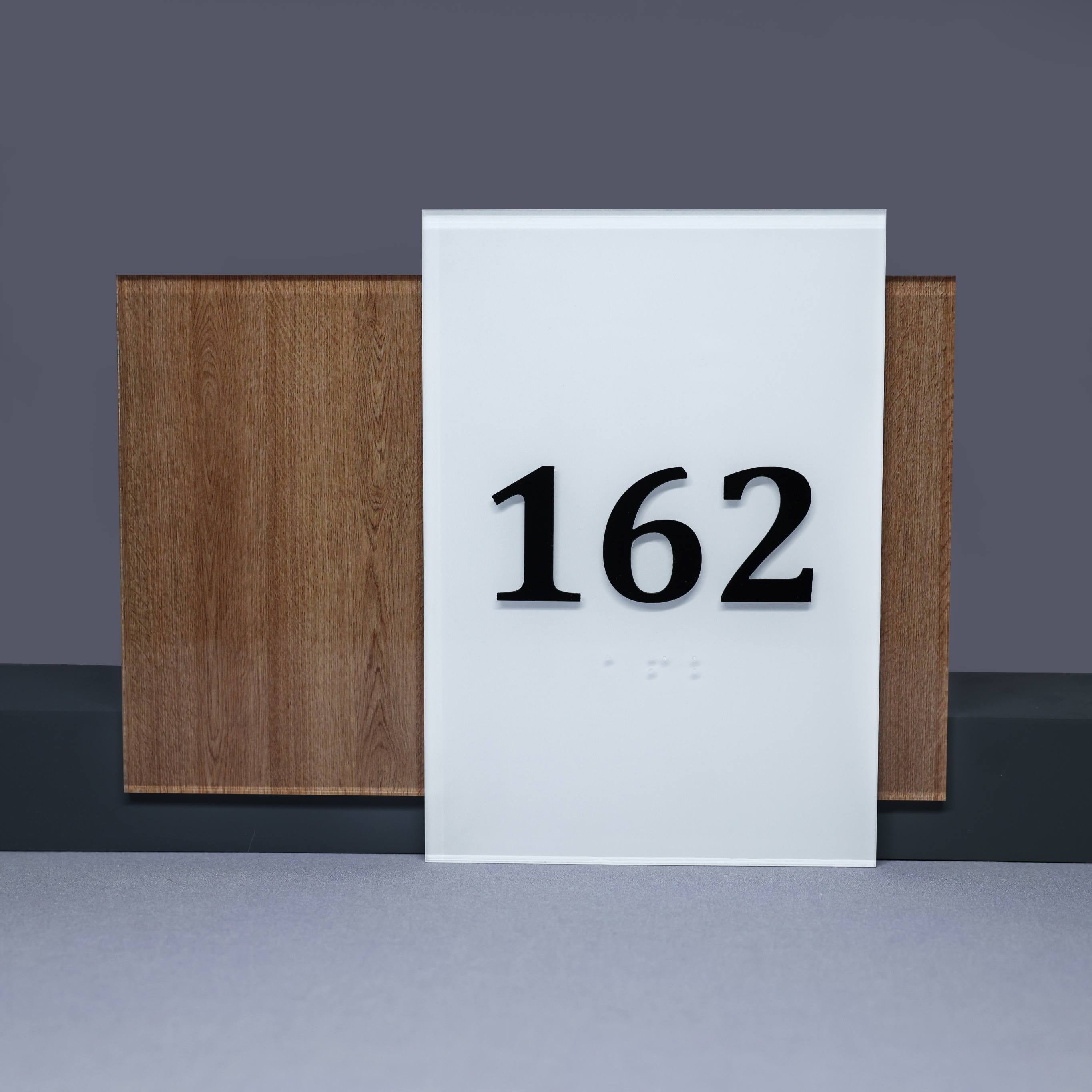 Acrylic Braille Door Sign