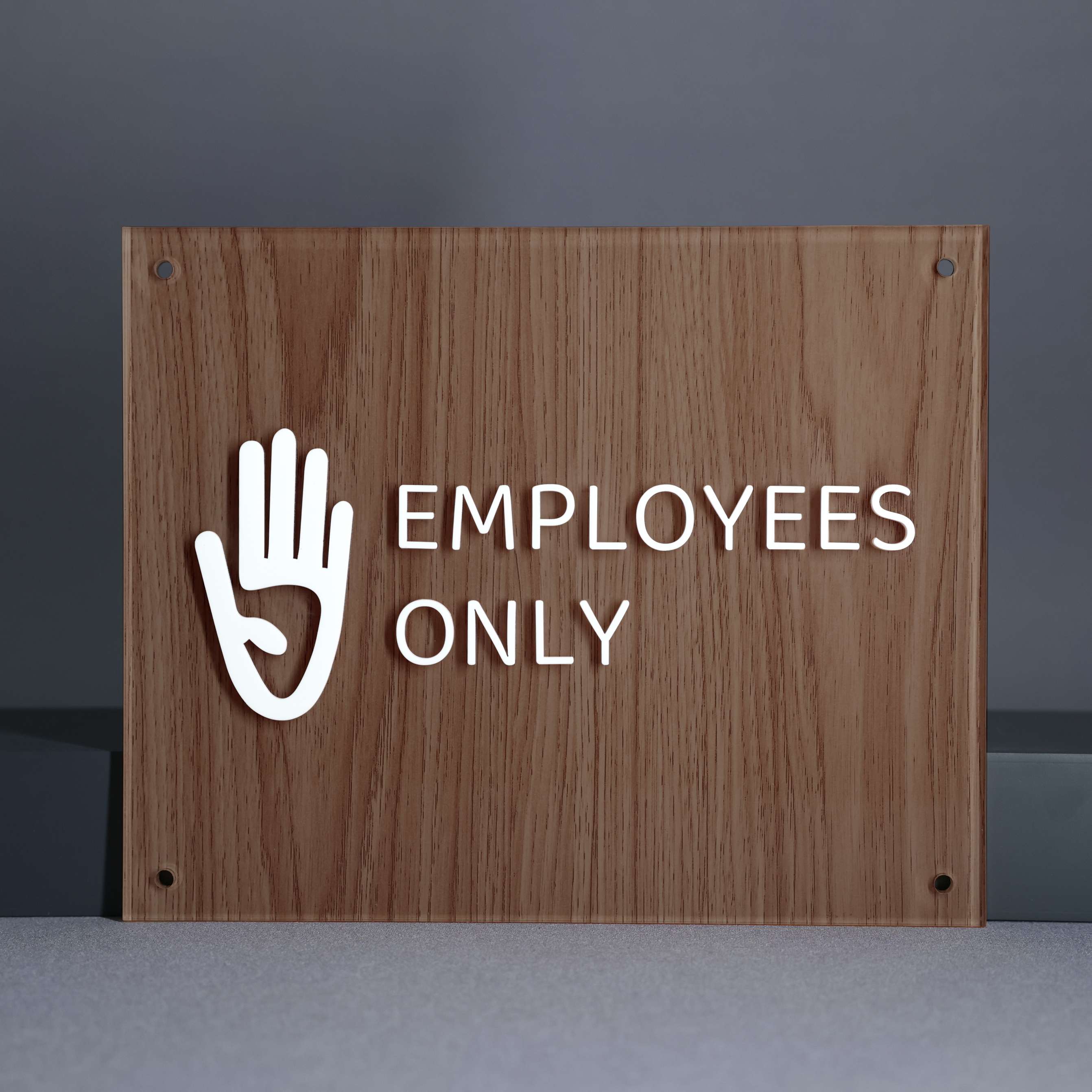 Employees/Staff Only Office Sign