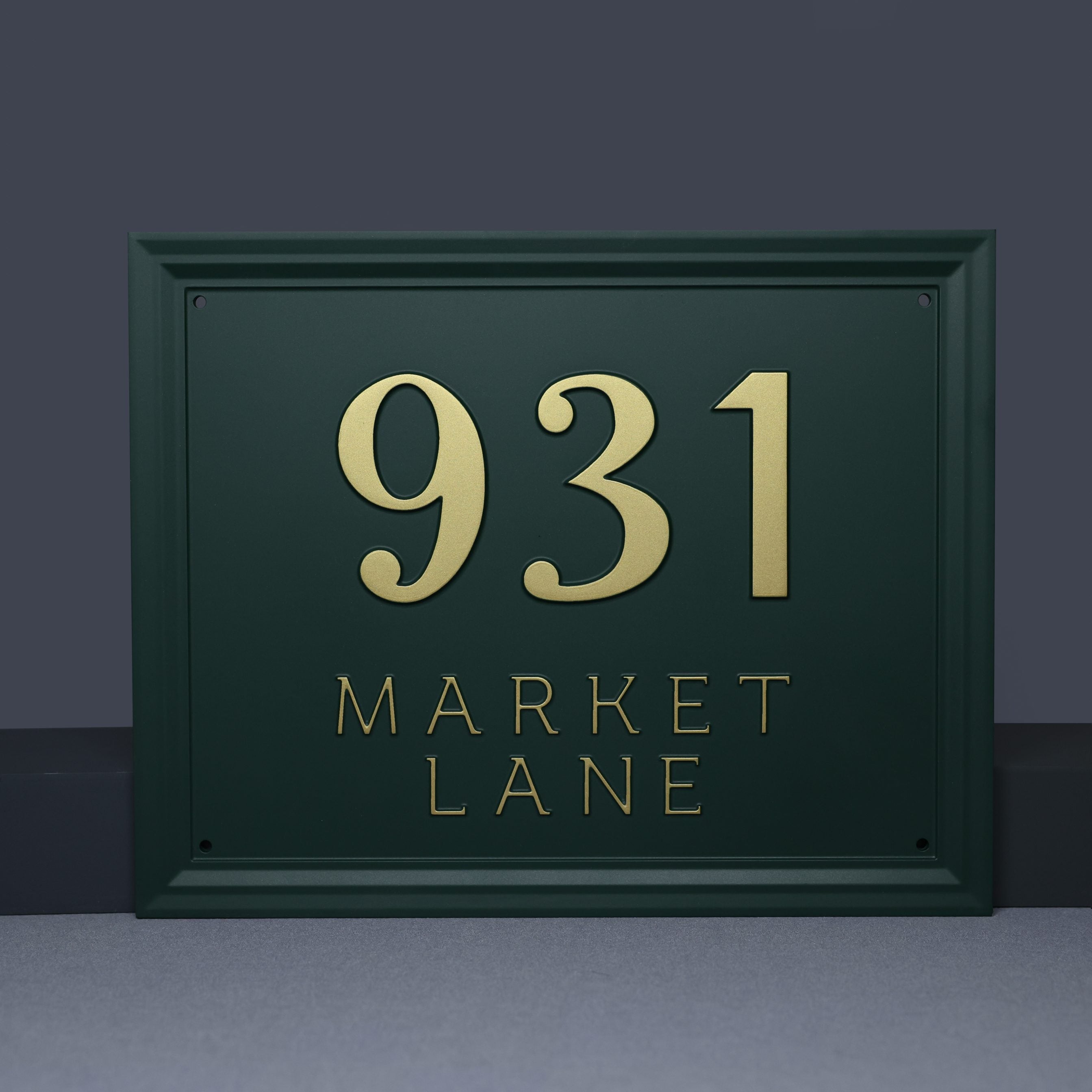 Vintage House Number Sign