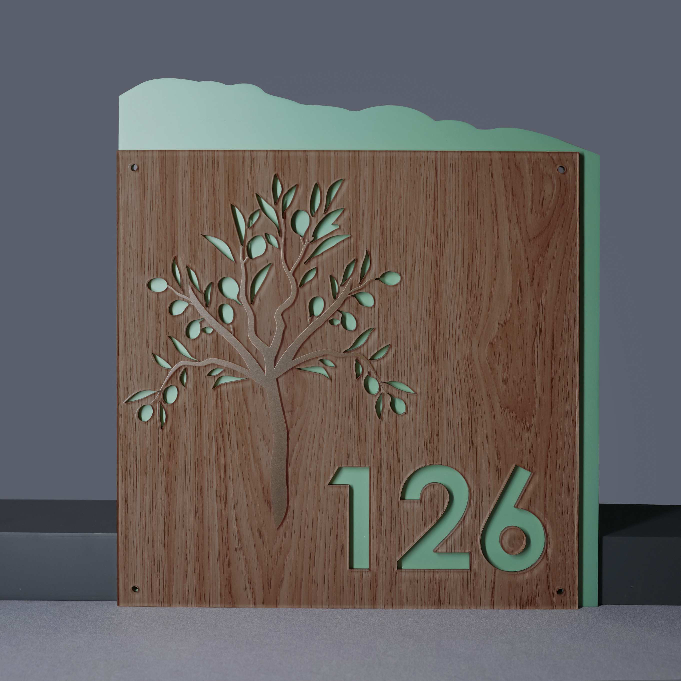 Olive Tree House Numbers