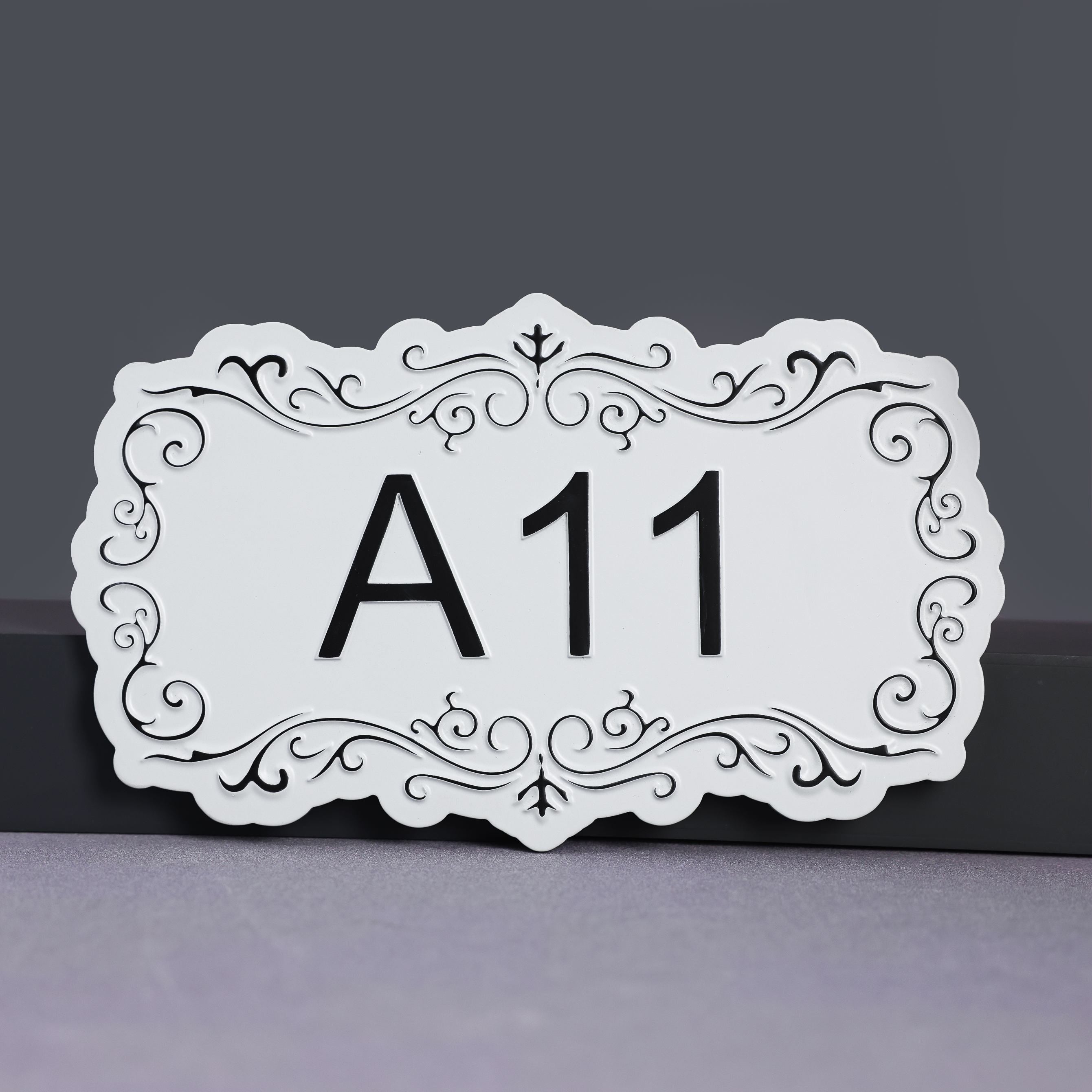 Vintage Metal Door Sign