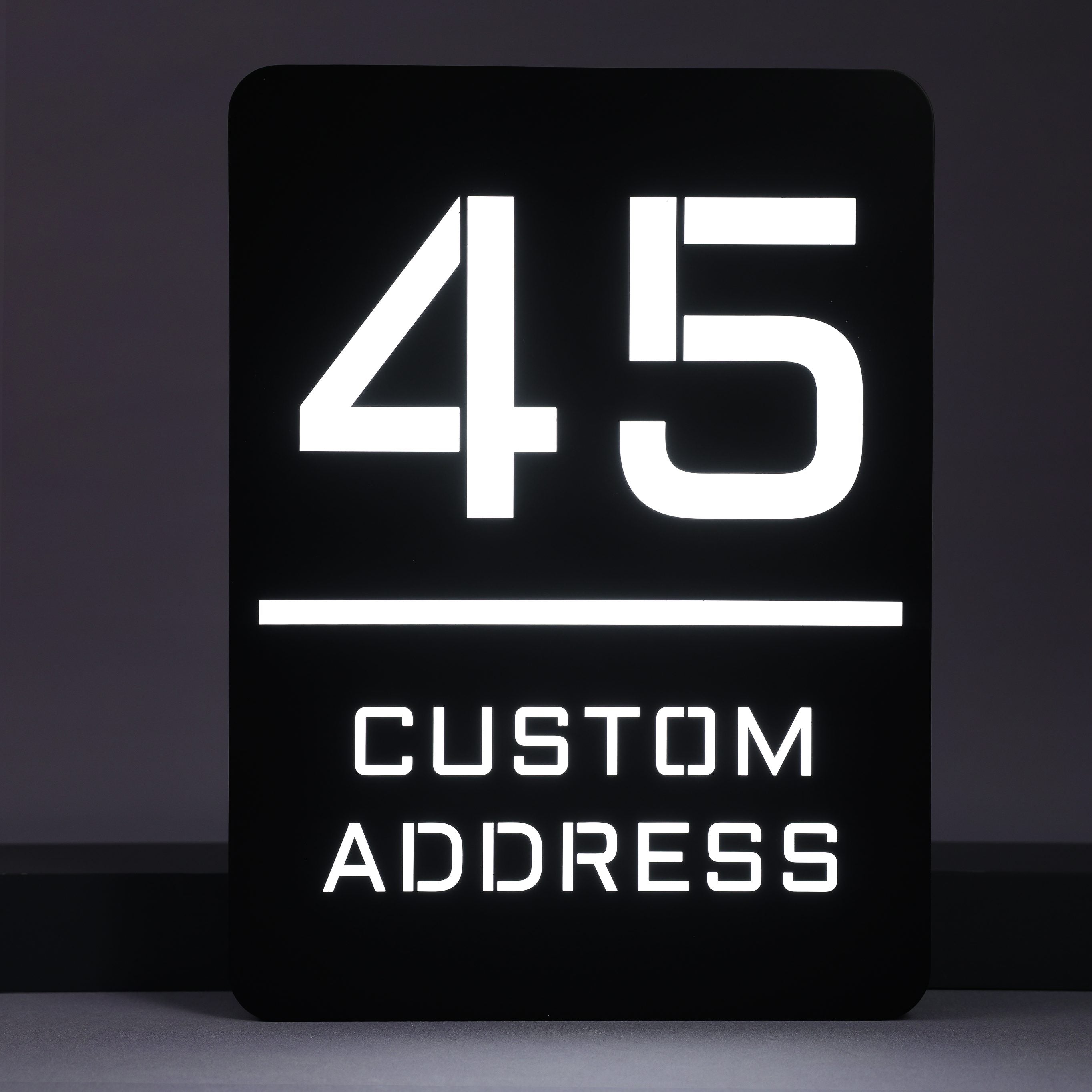 House Number Sign