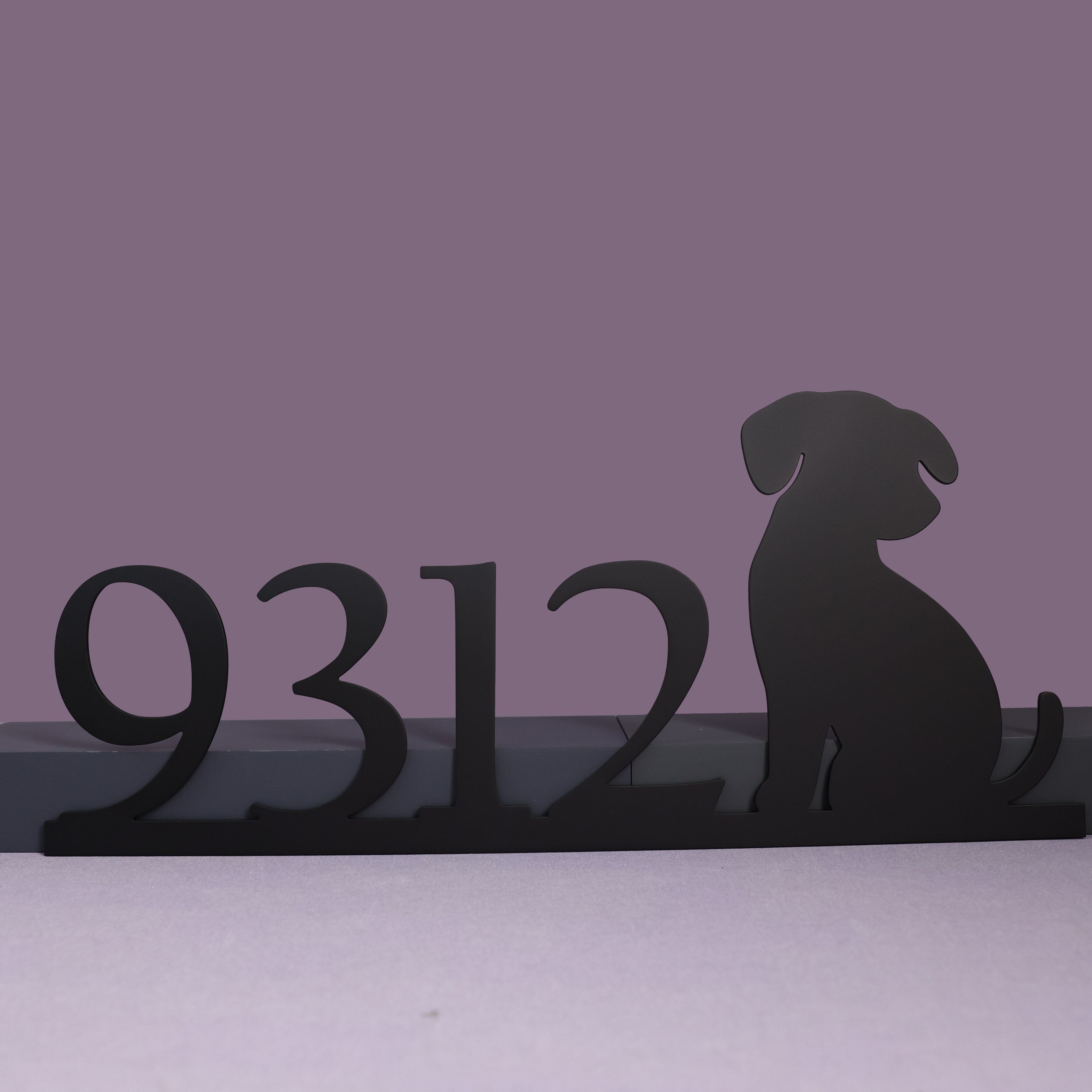 Personalized Cat/Dog House Number Sign