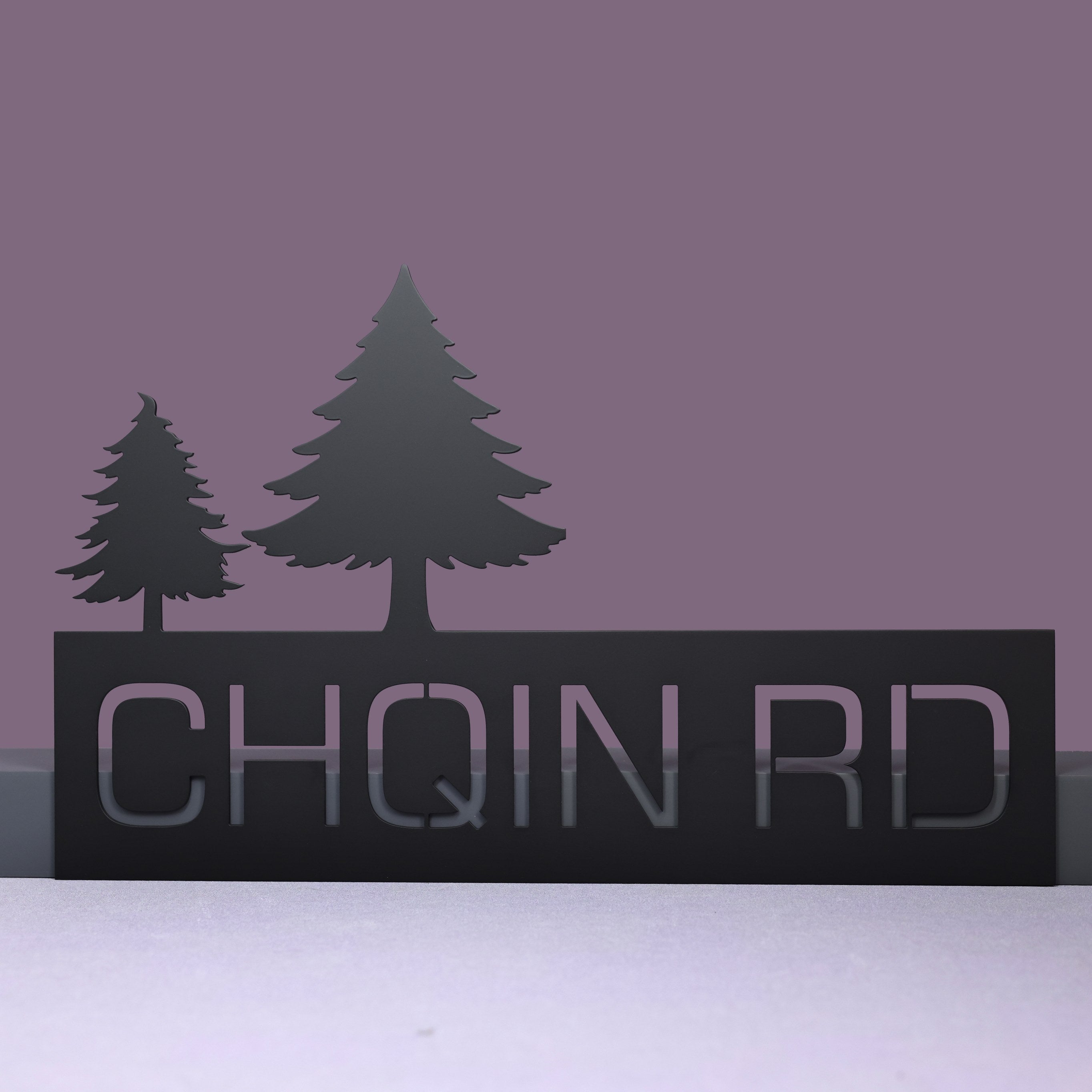 Landscape Address Plaque