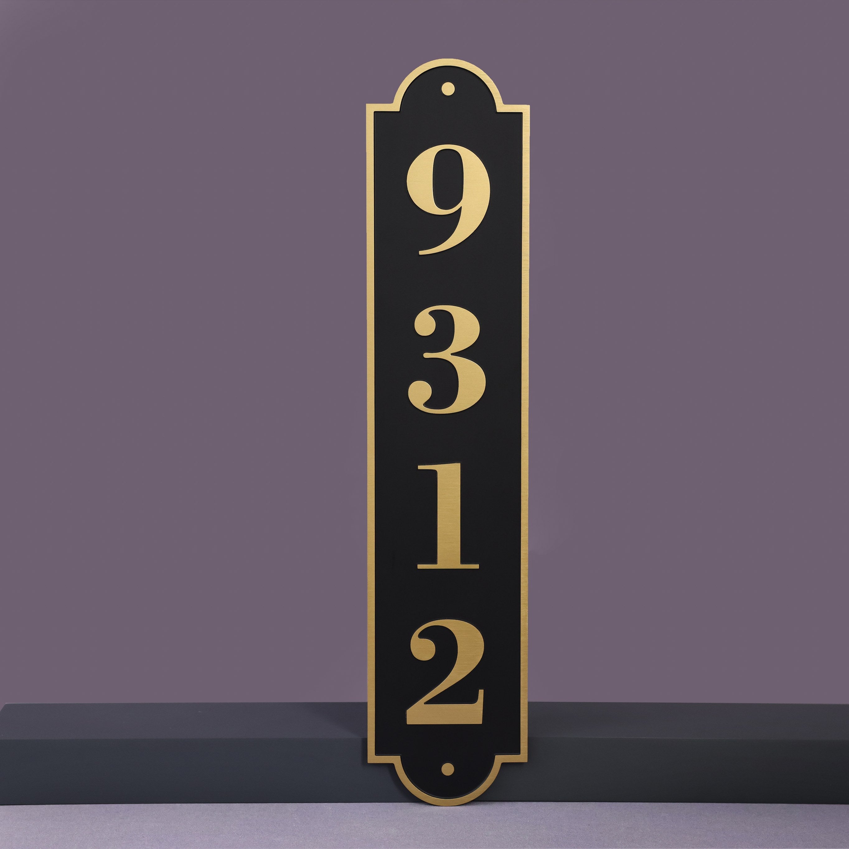 Aluminum Metal Address Plaque