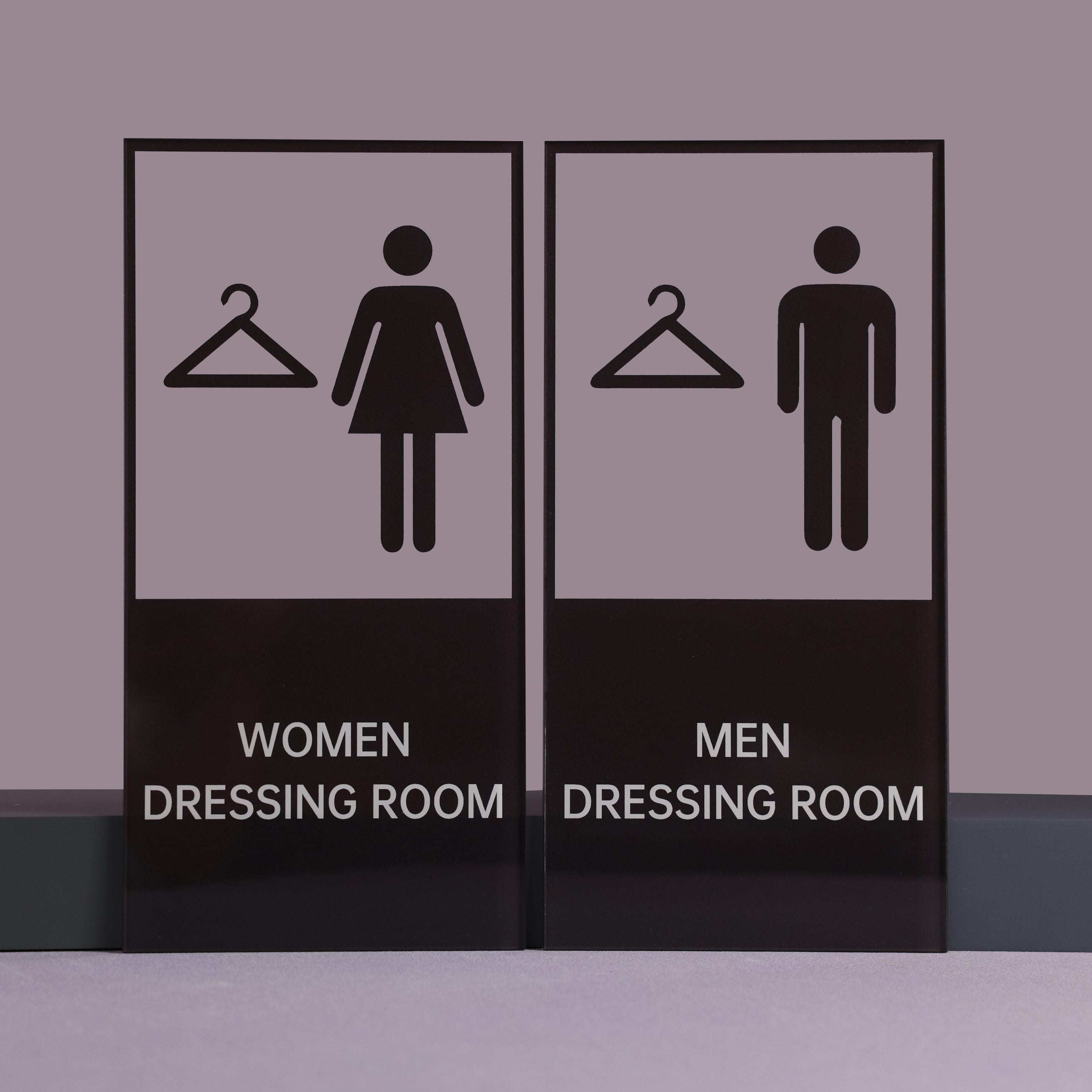 Men/Women Dressing Room Signs