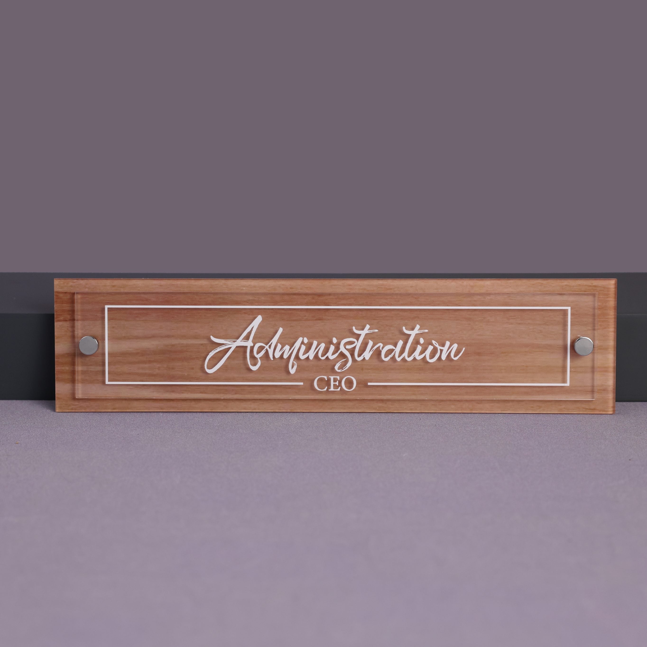 Custom Office Title Door Signs