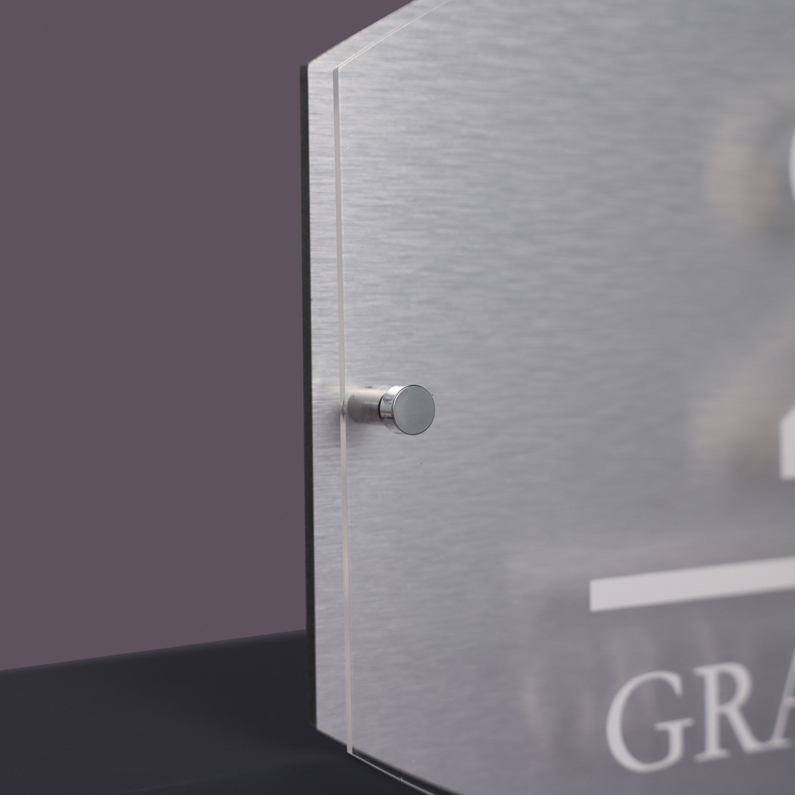 Acrylic House Address Number Sign
