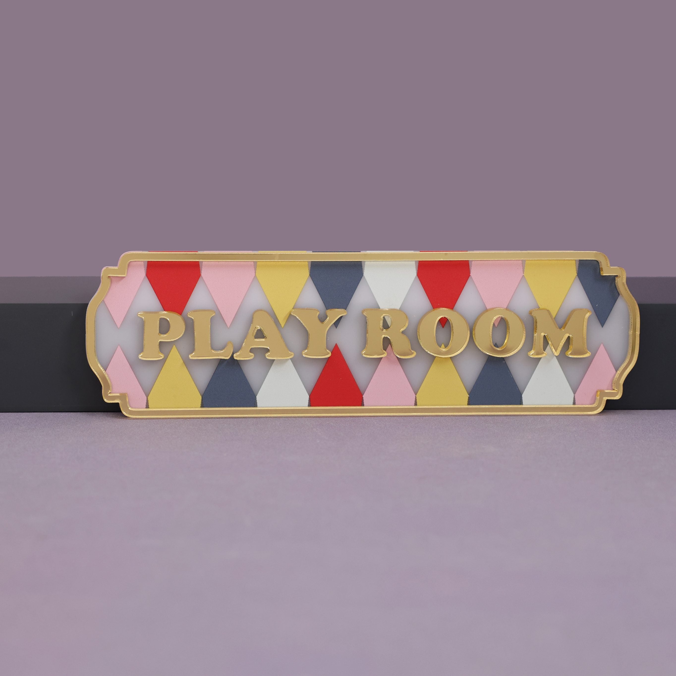 Colorful Acrylic Door Sign