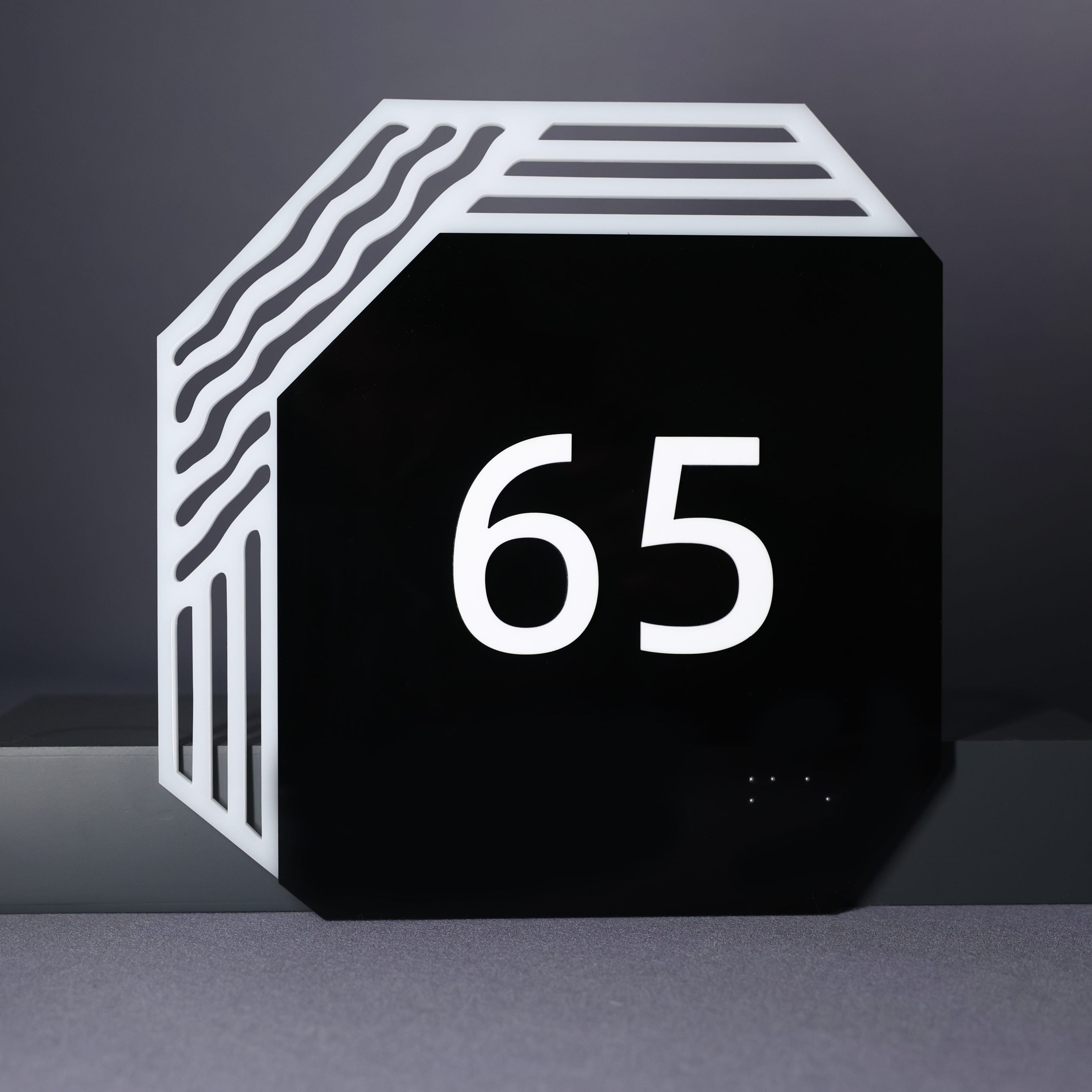 Door Number Sign