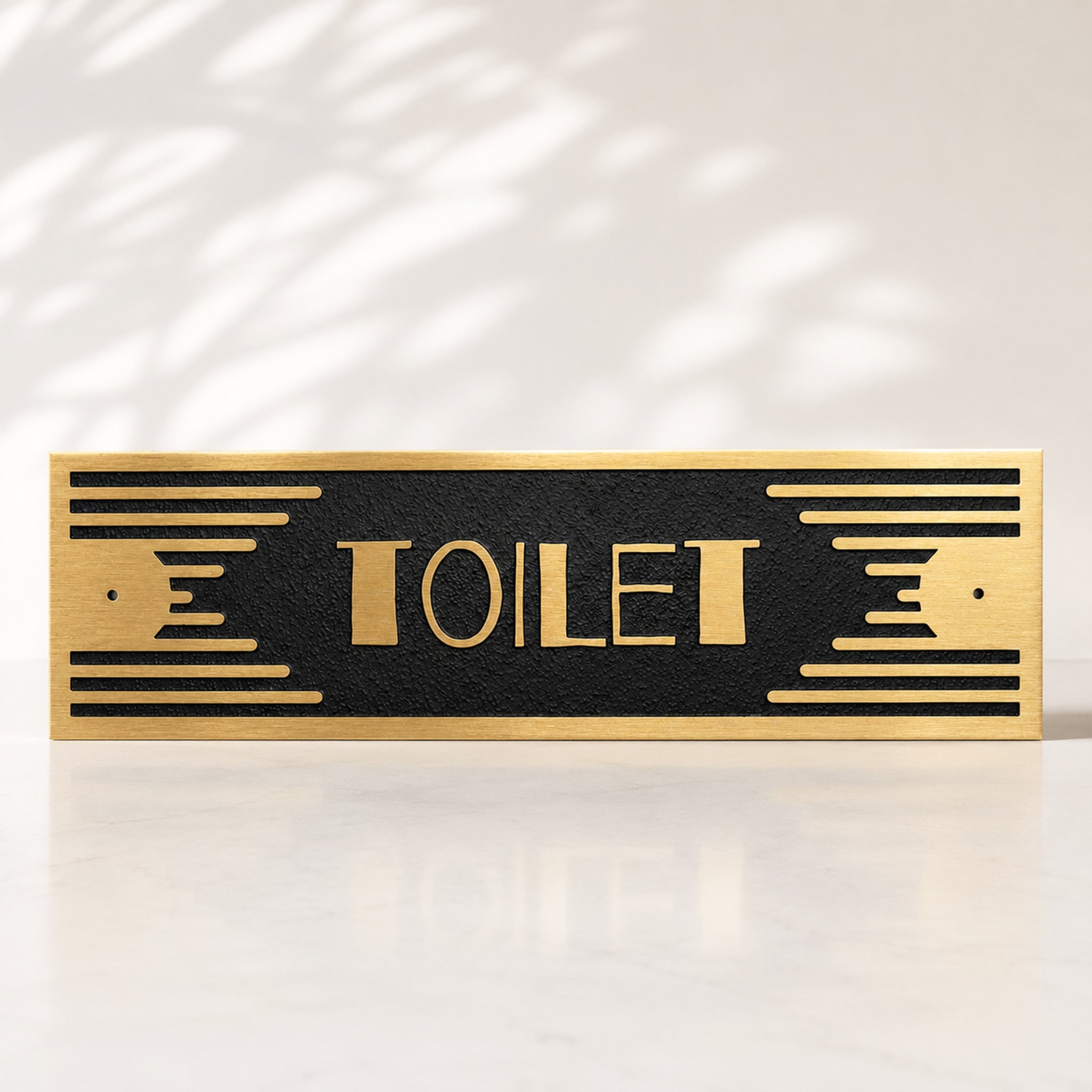 Custom Metal Toilet/Bathroom Signs