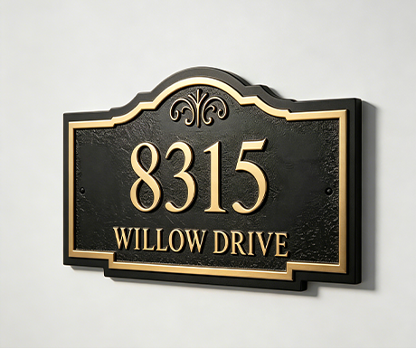 Name plate signs