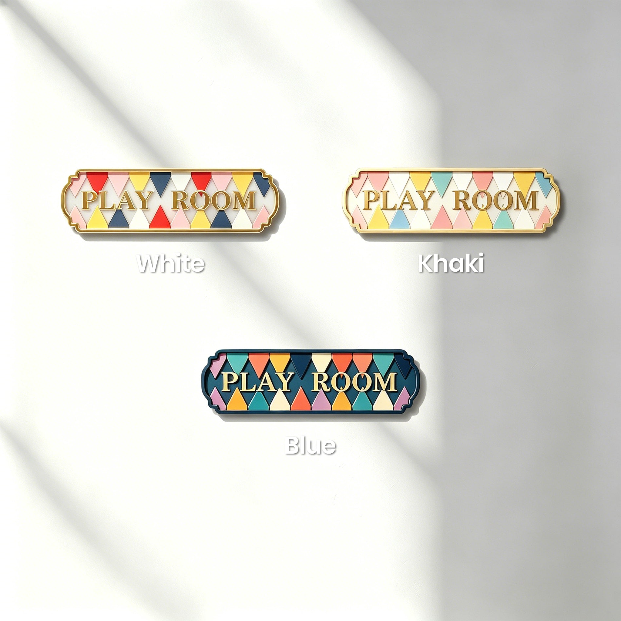 Colorful Acrylic Door Sign