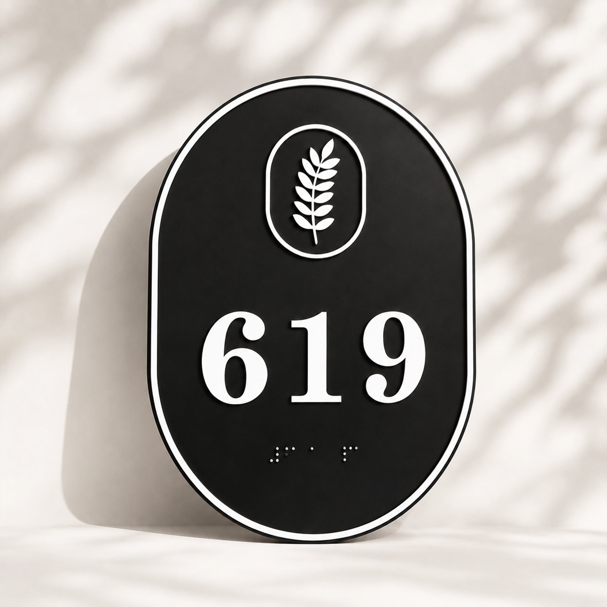 ADA Room Number Sign