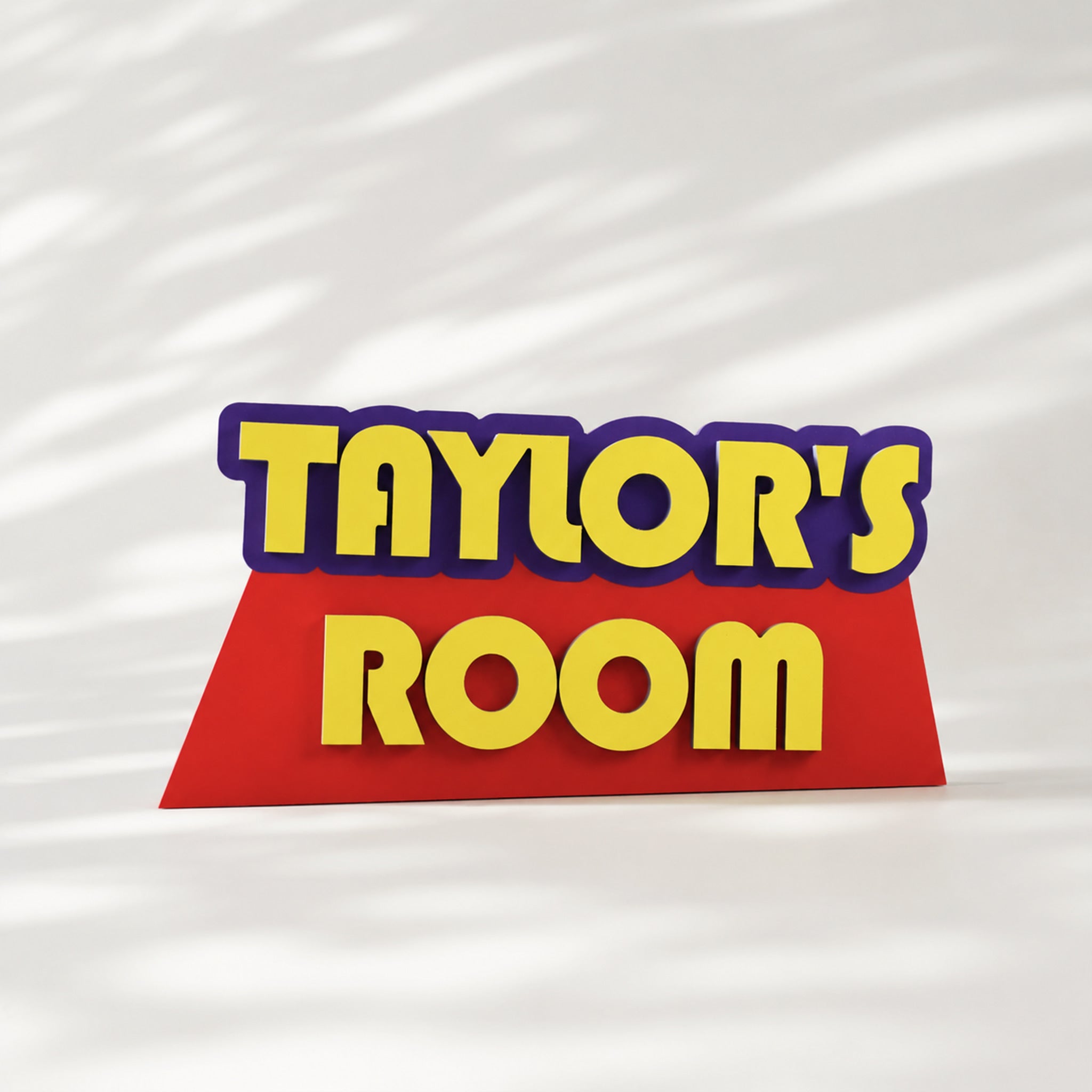 Kids Door Name Sign For Toy Room/Bedroom
