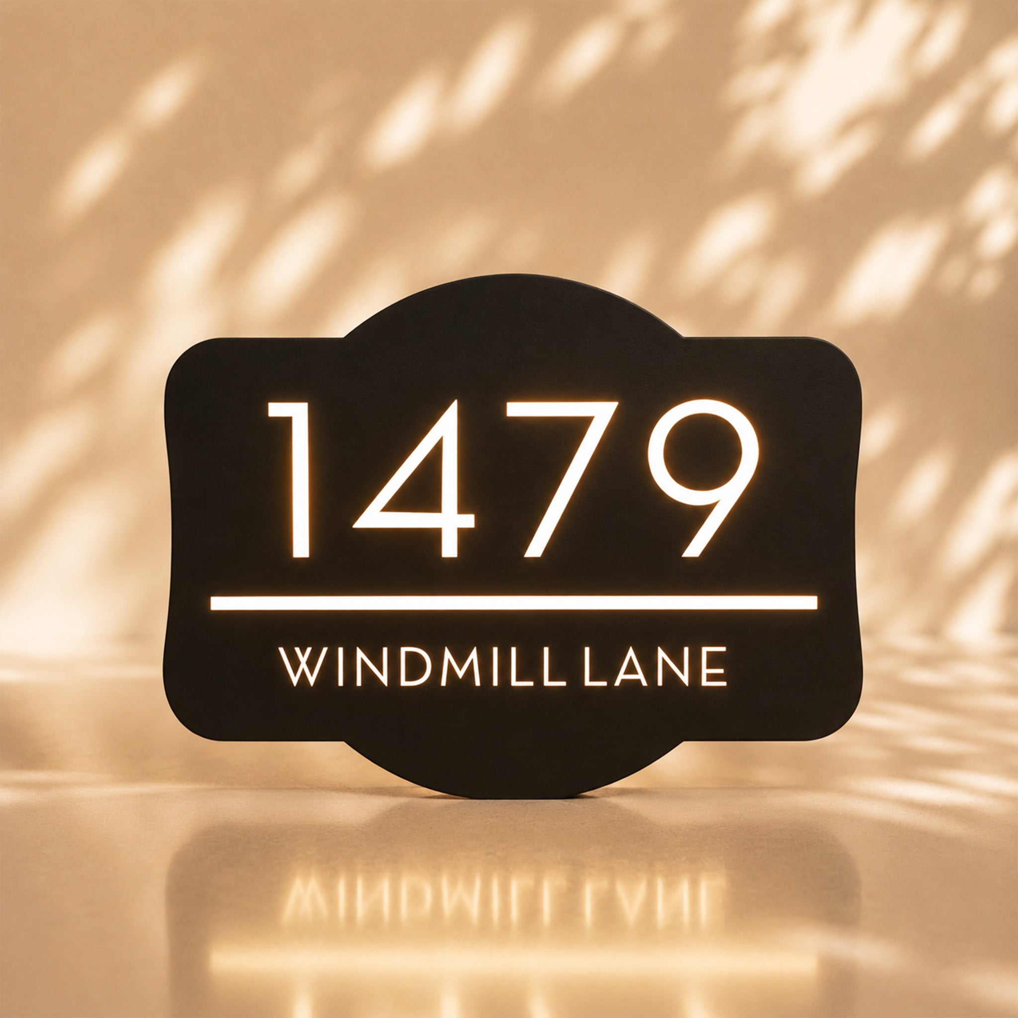 Vintage Address Plaque