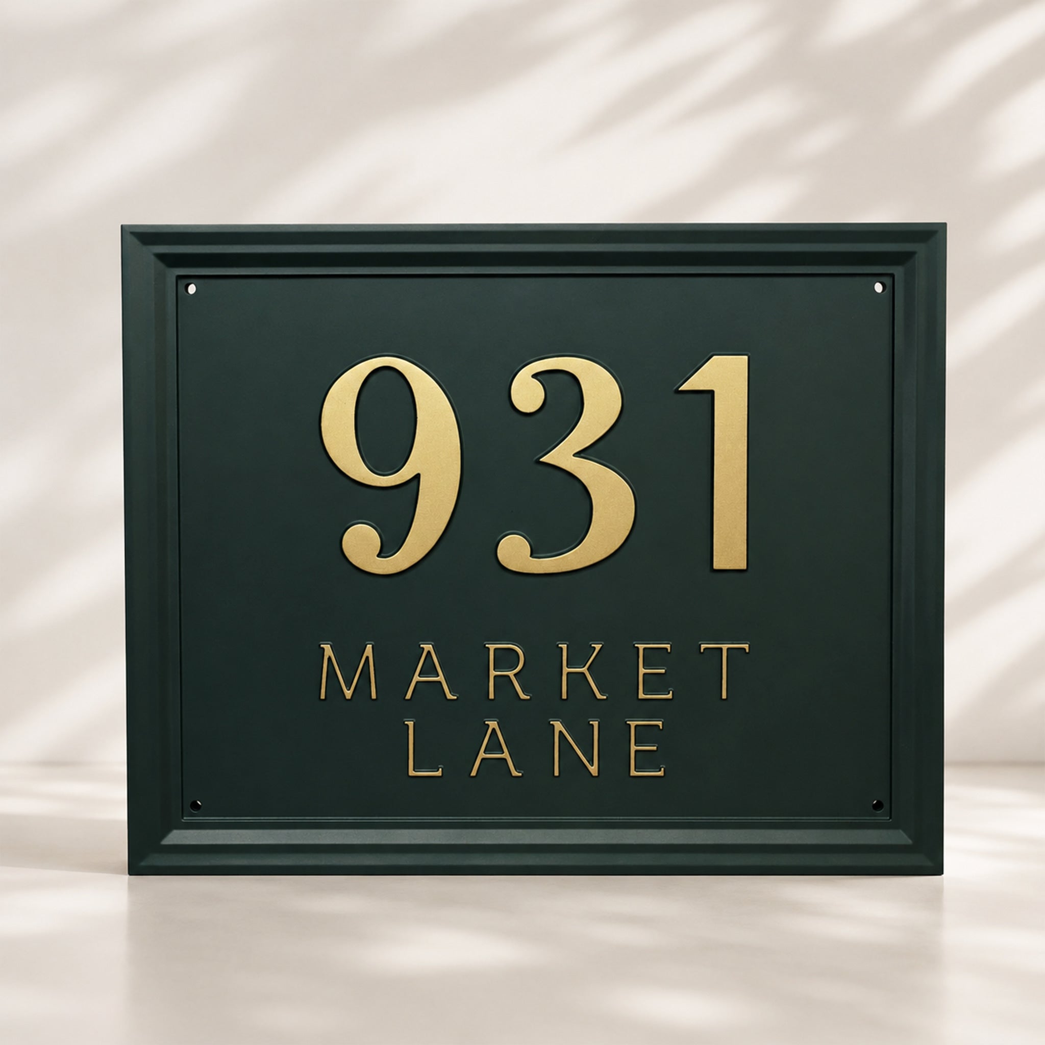 Vintage House Number Sign