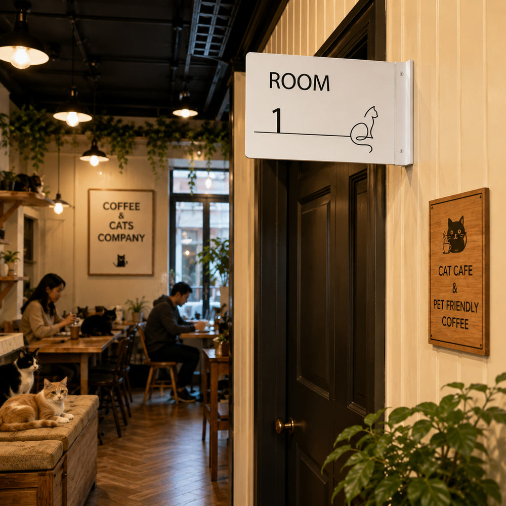 Custom Room Number Sign