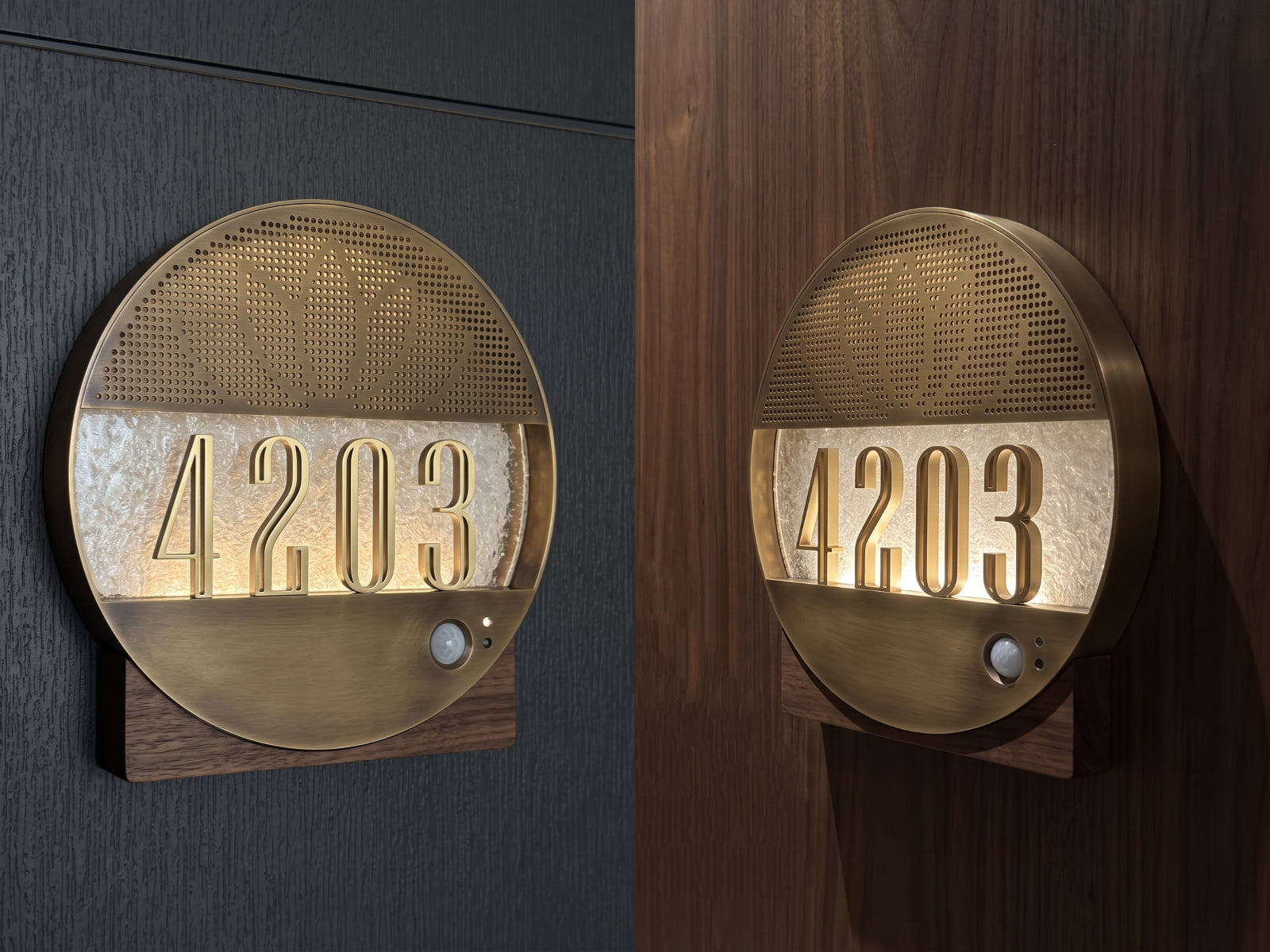 New Circular Room Number Sign for Modern & Premium Environments