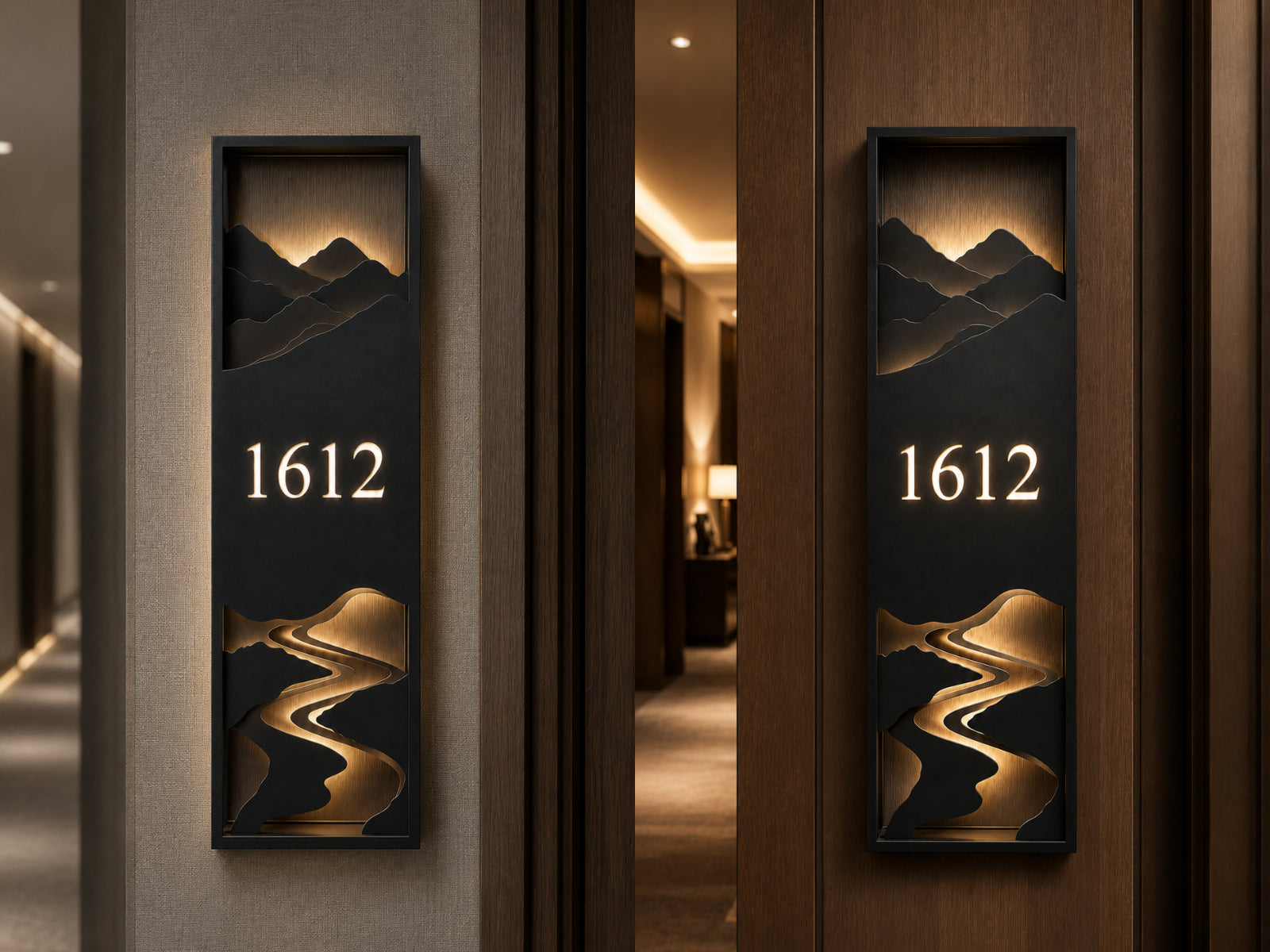 Landscape Door Signs for Refined Spaces