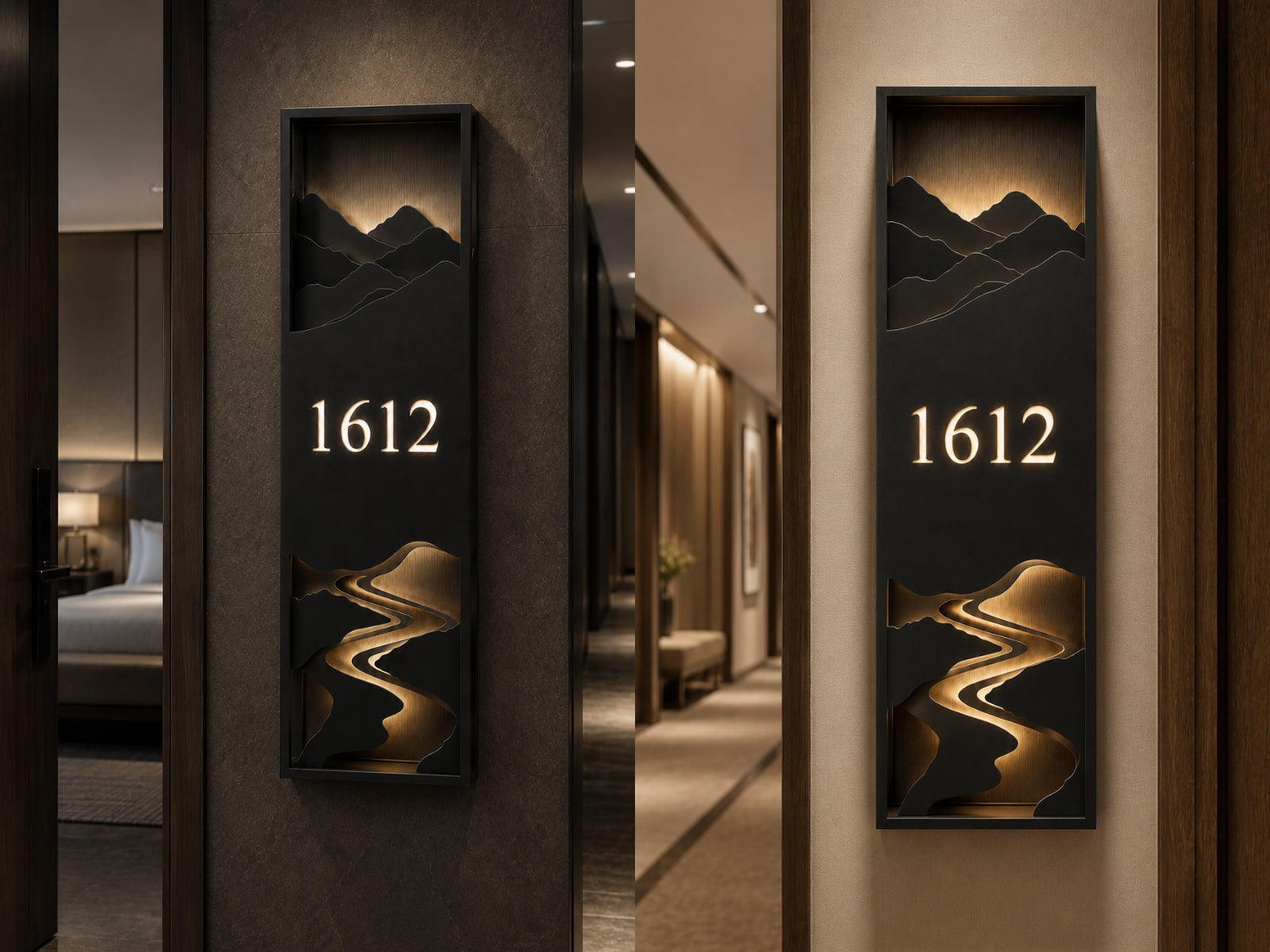 Landscape Door Signs for Refined Spaces