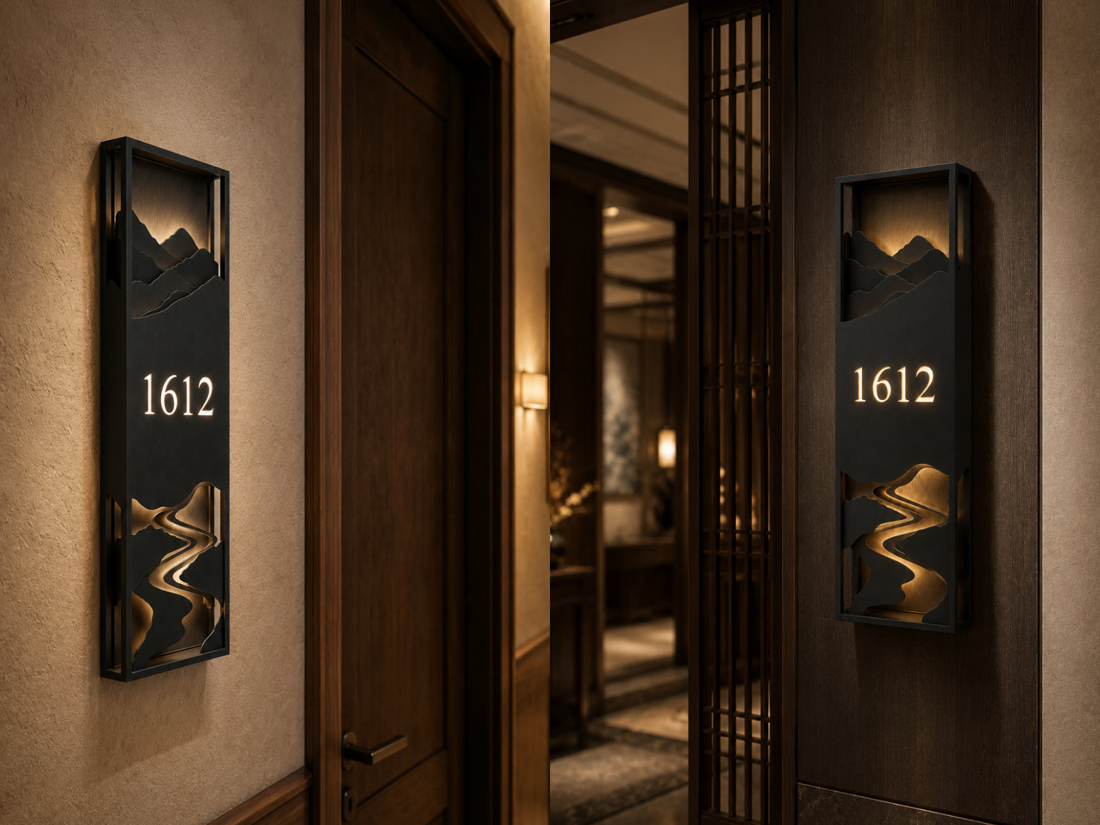 Landscape Door Signs for Refined Spaces