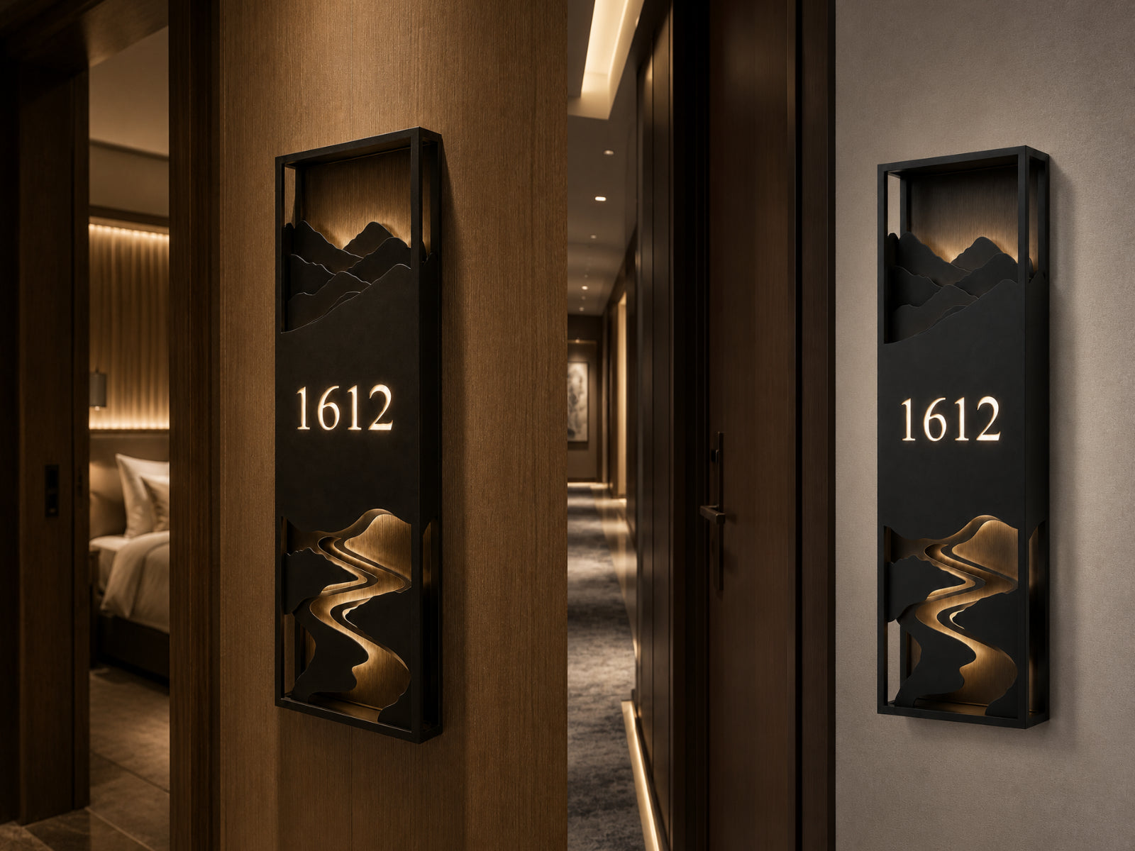 Landscape Door Signs for Refined Spaces